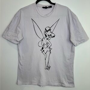 Womance X Disney lilac Tinker bell Graphic T-Shirt size small